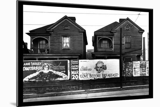 Houses - Atlanta, Georgia-Walker Evans-Mounted Art Print