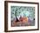 Houses Barn Birds & Swirl Tree-Karla Gerard-Framed Giclee Print