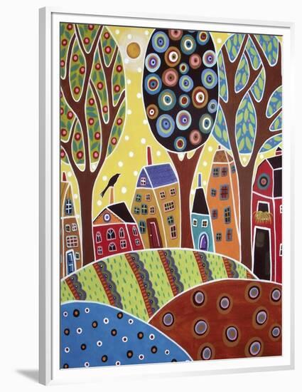 Houses Barn Landscape-Karla Gerard-Framed Premium Giclee Print