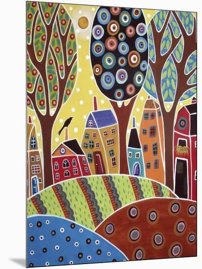 Houses Barn Landscape-Karla Gerard-Mounted Premium Giclee Print