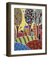 Houses Barn Landscape-Karla Gerard-Framed Giclee Print