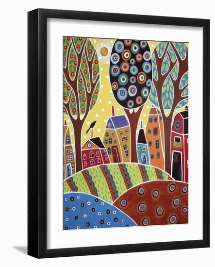 Houses Barn Landscape-Karla Gerard-Framed Giclee Print