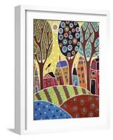 Houses Barn Landscape-Karla Gerard-Framed Giclee Print