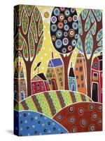 Houses Barn Landscape-Karla Gerard-Stretched Canvas