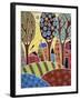 Houses Barn Landscape-Karla Gerard-Framed Giclee Print