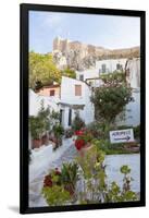 Houses Below Acropolis, Athens, Greece-Peter Adams-Framed Photographic Print