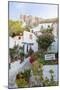 Houses Below Acropolis, Athens, Greece-Peter Adams-Mounted Premium Photographic Print