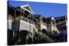 Houses Built on Stilts, Paddington, Brisbane, Australia-null-Stretched Canvas