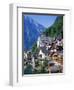 Houses, Chalets and the Church of the Village of Hallstatt in the Salzkammergut, Austria-Roy Rainford-Framed Photographic Print