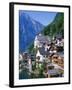 Houses, Chalets and the Church of the Village of Hallstatt in the Salzkammergut, Austria-Roy Rainford-Framed Photographic Print