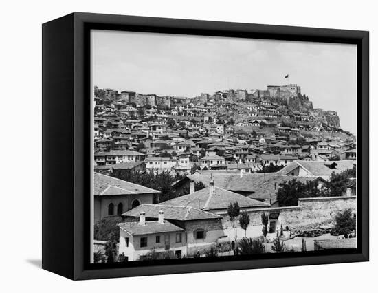 Houses Covering Ankara Hillside-null-Framed Stretched Canvas