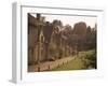 Houses Dating from the 14th Century, Arlington Row, Bibury, Gloucestershire, the Cotswolds, England-J Lightfoot-Framed Photographic Print