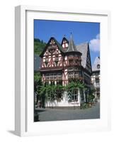 Houses Dating from the 16th Century at Bacharach in the Rhineland, Germany, Europe-Rainford Roy-Framed Photographic Print