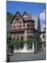 Houses Dating from the 16th Century at Bacharach in the Rhineland, Germany, Europe-Rainford Roy-Mounted Photographic Print