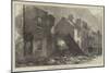 Houses Destroyed at Dover by the Fall of a Cliff-null-Mounted Giclee Print