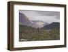 Houses Dotted on the Mountain Side in Glencoe, Highlands, Scotland, United Kingdom, Europe-Julian Elliott-Framed Photographic Print