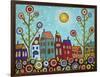 Houses, Flowers-Karla Gerard-Framed Giclee Print