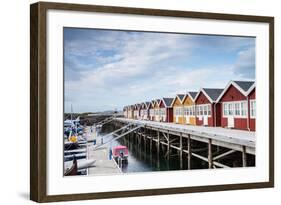 Houses for Boat Servicing in Northern Norway-Lamarinx-Framed Photographic Print