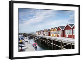 Houses for Boat Servicing in Northern Norway-Lamarinx-Framed Photographic Print