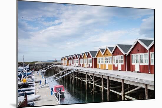 Houses for Boat Servicing in Northern Norway-Lamarinx-Mounted Photographic Print
