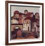 Houses I-Victor Moreno-Framed Art Print