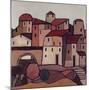 Houses I-Victor Moreno-Mounted Art Print