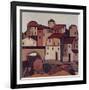 Houses I-Victor Moreno-Framed Art Print