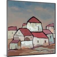 Houses II-Victor Moreno-Mounted Art Print