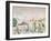 'Houses in a Landscape', 1923-Paul Cezanne-Framed Giclee Print