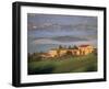 Houses in a Misty Landscape Near Pienza, Siena Province, Tuscany, Italy, Europe-Morandi Bruno-Framed Photographic Print