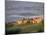 Houses in a Misty Landscape Near Pienza, Siena Province, Tuscany, Italy, Europe-Morandi Bruno-Mounted Photographic Print