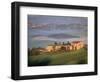 Houses in a Misty Landscape Near Pienza, Siena Province, Tuscany, Italy, Europe-Morandi Bruno-Framed Photographic Print