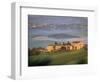 Houses in a Misty Landscape Near Pienza, Siena Province, Tuscany, Italy, Europe-Morandi Bruno-Framed Photographic Print