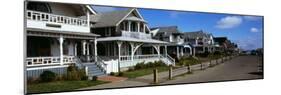 Houses in a Town, Oak Bluffs, Martha's Vineyard, Dukes County, Massachusetts, USA-null-Mounted Photographic Print