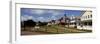 Houses in a Town, Oak Bluffs, Martha's Vineyard, Dukes County, Massachusetts, USA-null-Framed Photographic Print