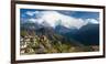 Houses in a Town on a Hill, Ghandruk, Annapurna Range, Himalayas, Nepal-null-Framed Photographic Print