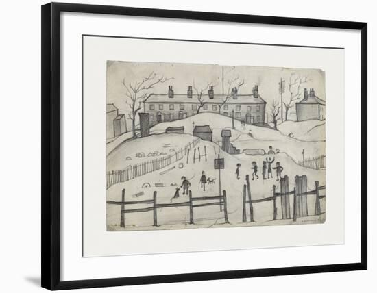 Houses In Broughton, 1937-Laurence Stephen Lowry-Framed Premium Giclee Print