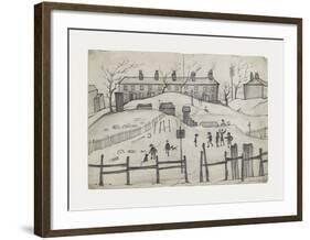 Houses In Broughton, 1937-Laurence Stephen Lowry-Framed Premium Giclee Print