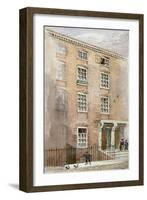 Houses in Crane Court, Near Fleet Street, City of London, 1840-James Findlay-Framed Giclee Print