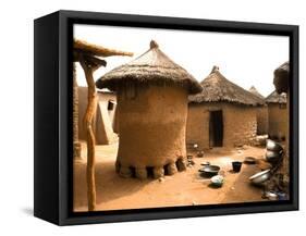 Houses in Djiri Village-Michel Gounot-Framed Stretched Canvas