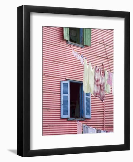 Houses in La Boca District, Buenos Aires City, Argentina, South America-Richard Cummins-Framed Photographic Print