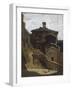 Houses in Lerici-Vincenzo Cabianca-Framed Giclee Print