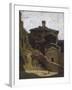 Houses in Lerici-Vincenzo Cabianca-Framed Giclee Print