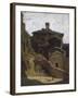 Houses in Lerici-Vincenzo Cabianca-Framed Giclee Print