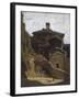 Houses in Lerici-Vincenzo Cabianca-Framed Giclee Print