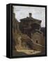 Houses in Lerici-Vincenzo Cabianca-Framed Stretched Canvas