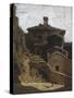 Houses in Lerici-Vincenzo Cabianca-Stretched Canvas