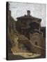 Houses in Lerici-Vincenzo Cabianca-Stretched Canvas