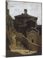 Houses in Lerici-Vincenzo Cabianca-Mounted Giclee Print