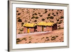 Houses in Machuca, Atacama Desert, Chile and Bolivia-Françoise Gaujour-Framed Photographic Print